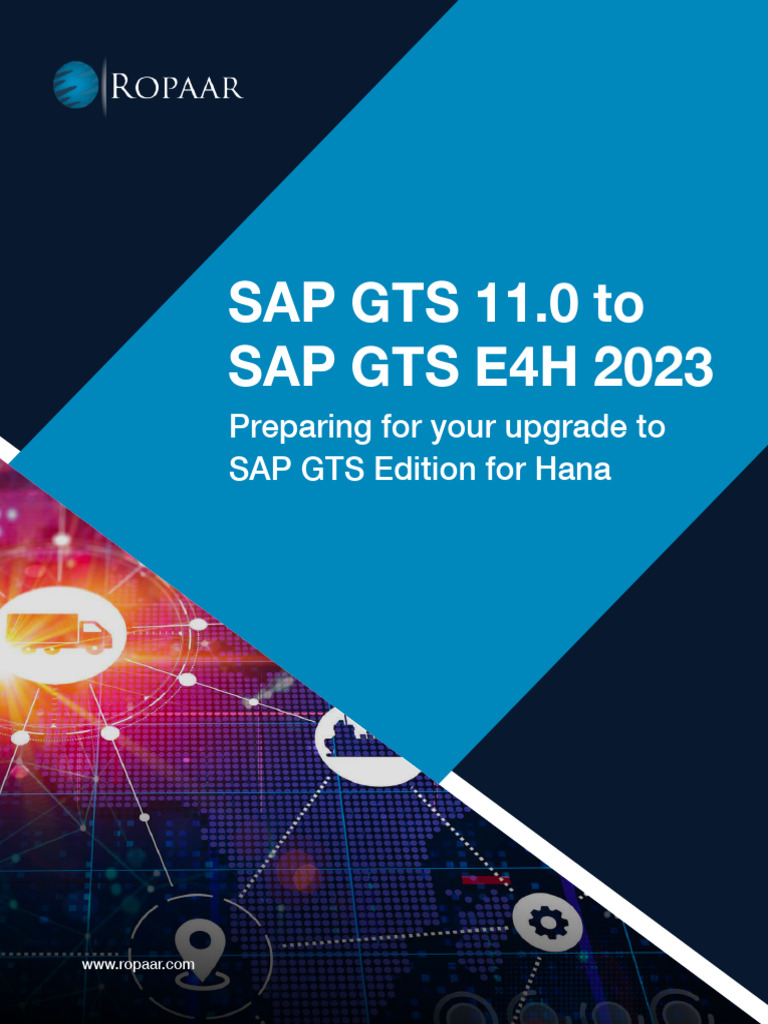 Upgrade Guide: SAP GTS E4H 2023 | PDF | Risk Management | Regulatory ...
