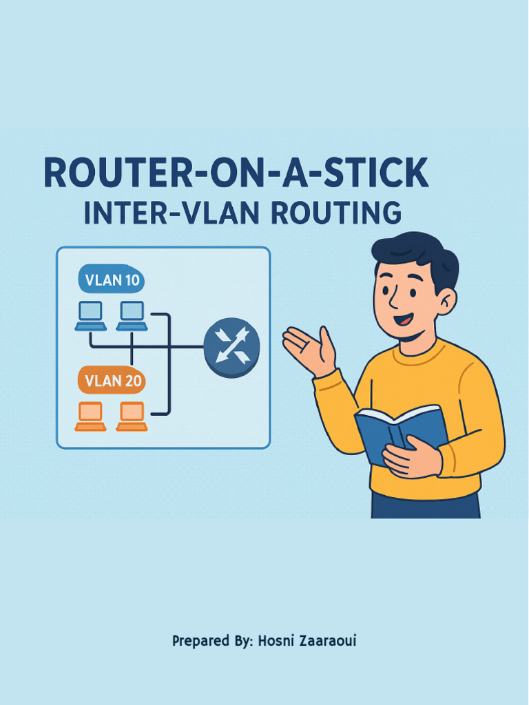 Router-on-a-Stick VLAN Routing Explained | PDF