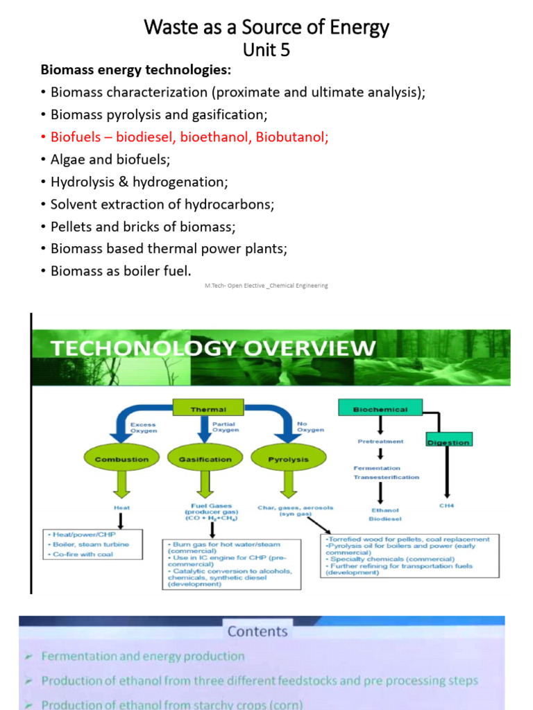 Waste To Energy Unit 5-2 | PDF