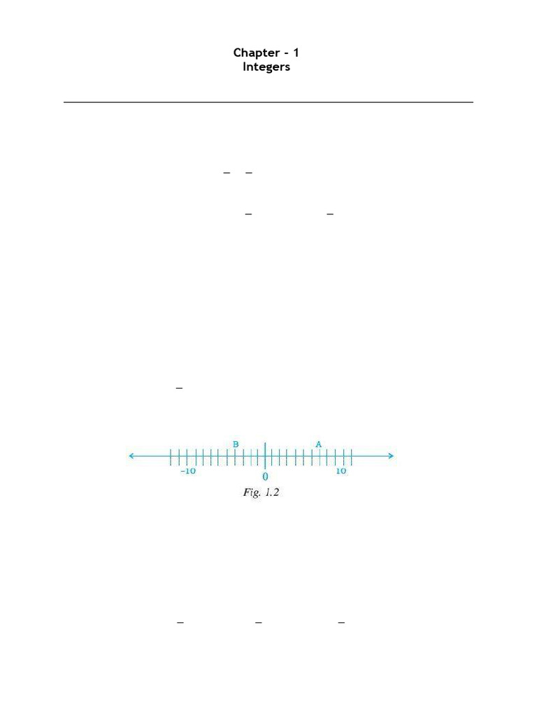 Integer Operations and Patterns | PDF | Numbers | Mathematics