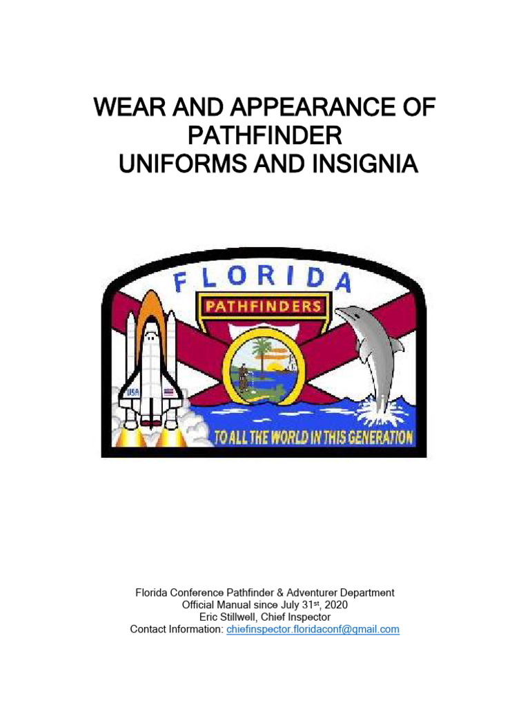 Pathfinder Uniform and Patch Guide | PDF | Trousers | Necktie