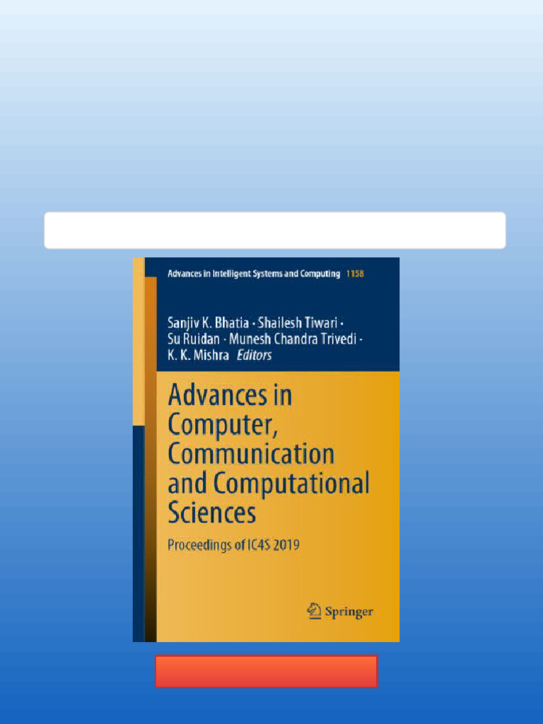 Advances in Computer Communication and Computational Sciences ...