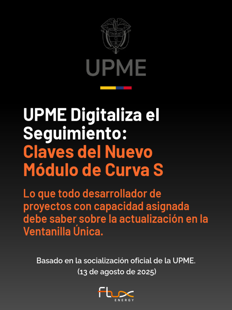 Nuevo Módulo Curva S UPME: Guía 2025 | PDF | Informática | Tecnologías ...