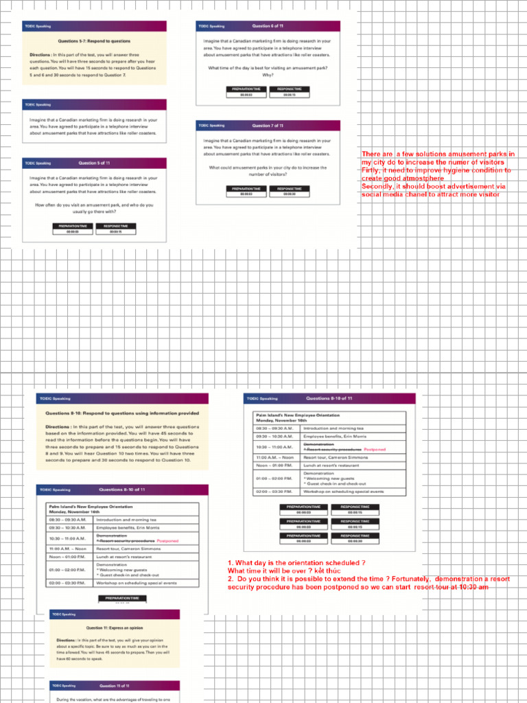 Ets Speaking & Writing New | PDF