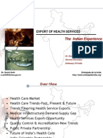 The Indian Experience: Export of Health Services