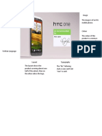 HTC Advertisement Analysis.