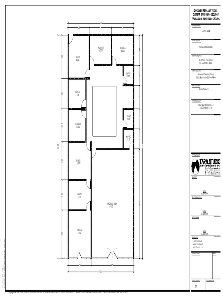 Technical Plan for Building Design | PDF