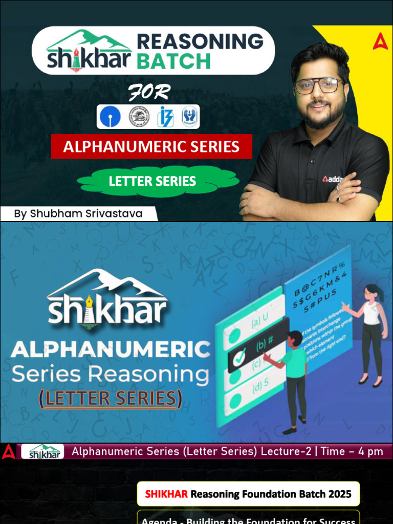 Alphanumeric Series | PDF