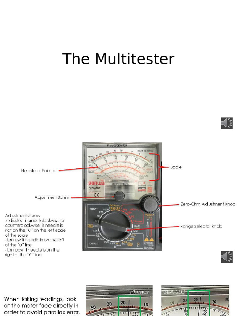 Multi Tester | PDF