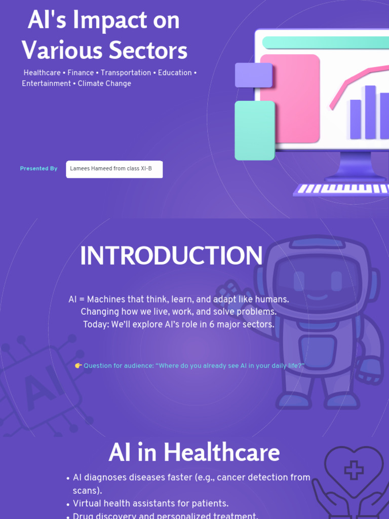 AI's Transformative Role Across Sectors | PDF | Artificial Intelligence ...