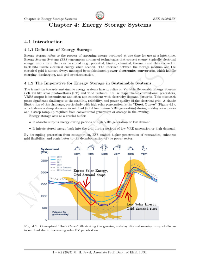 Ch-4 ESS | PDF | Energy Storage | Lithium Ion Battery