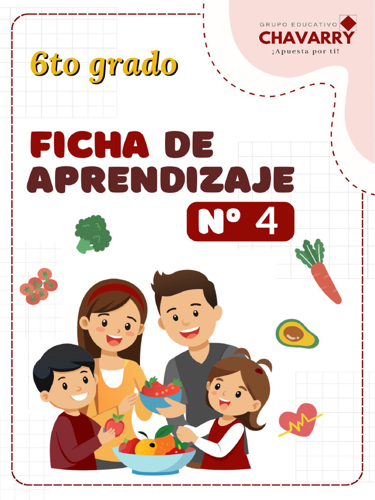 FICHA N°04- CIENCIA Y TECNOLOGÍA- 6TO GRADO | PDF | Alimentos