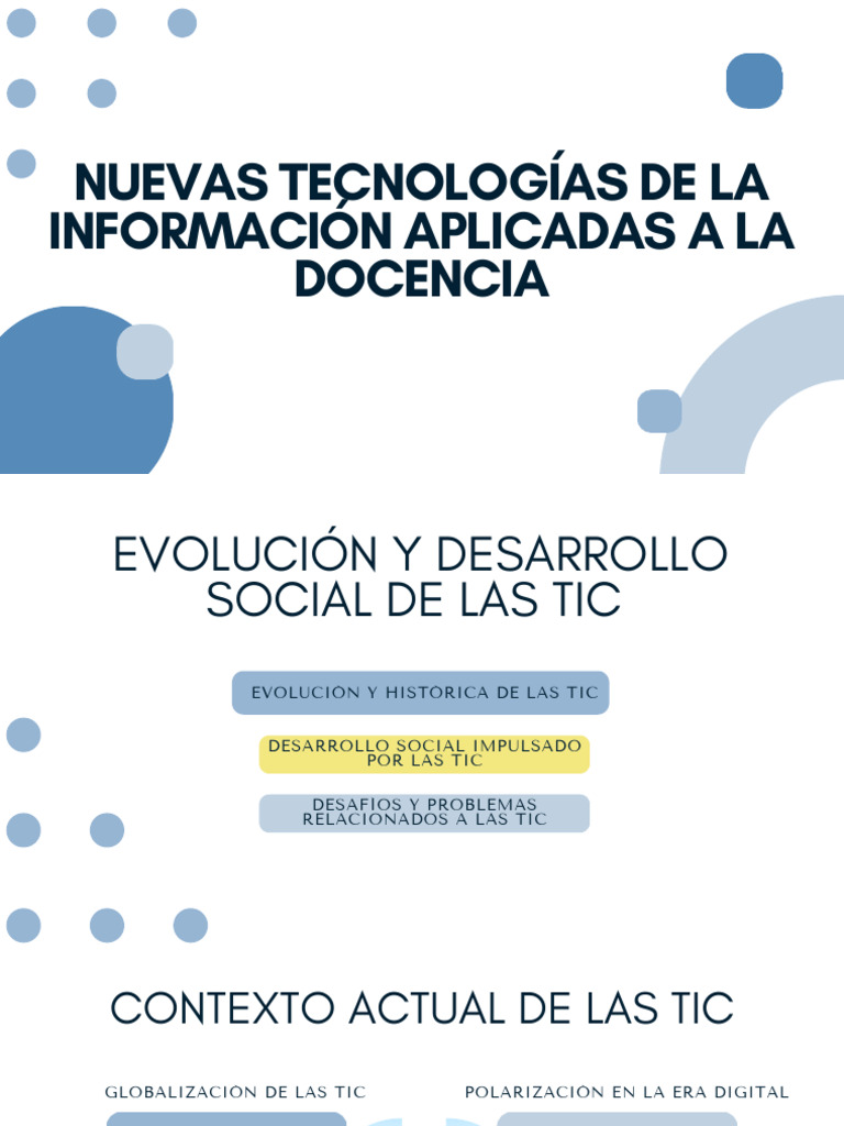 TIC en la Educación: Transformación y Retos | PDF | Tecnología de ...