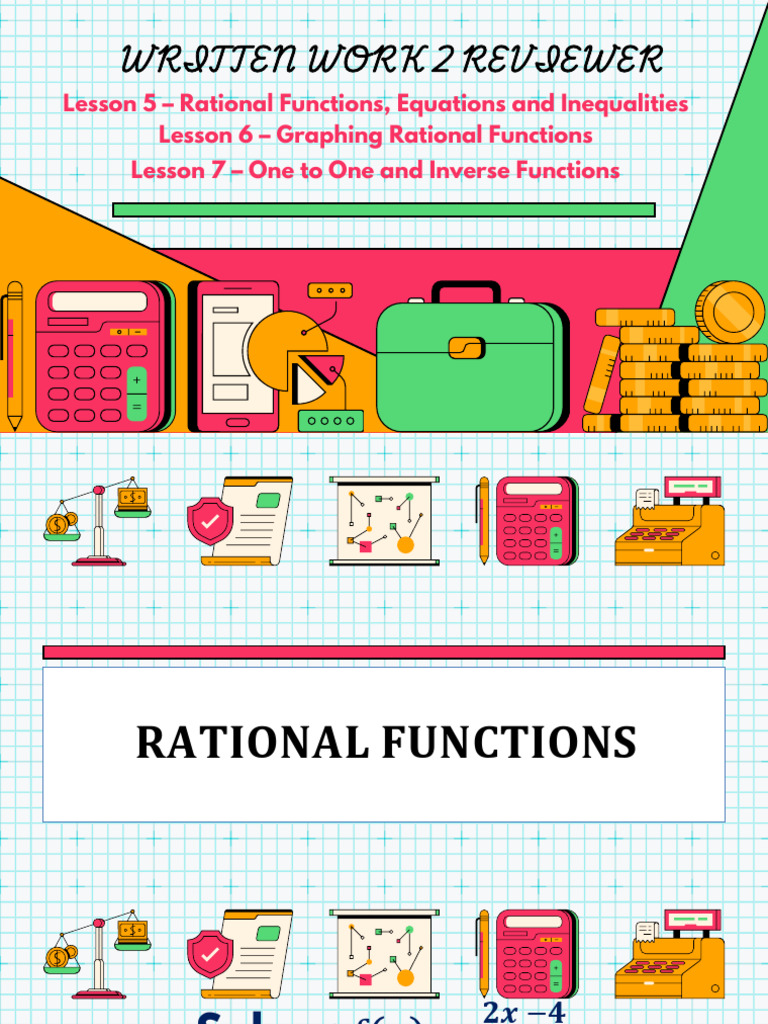 Rational Functions and Equations Guide | PDF | Inequality (Mathematics ...