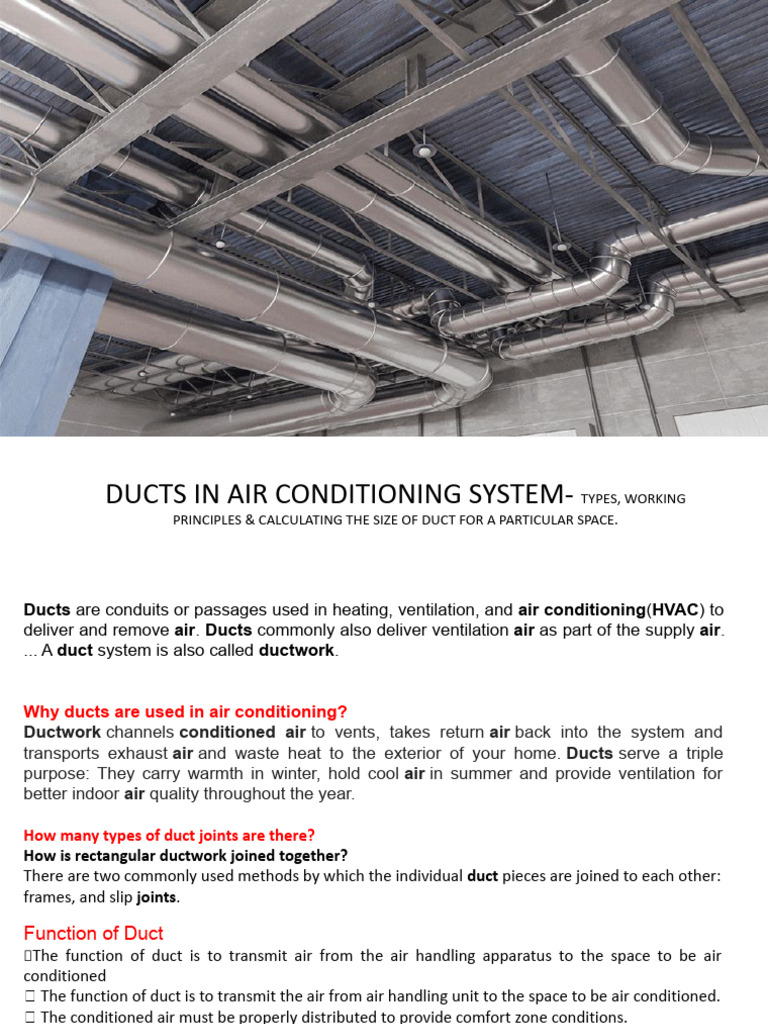 06 Abs - Ducts | PDF | Duct (Flow) | Mechanical Engineering