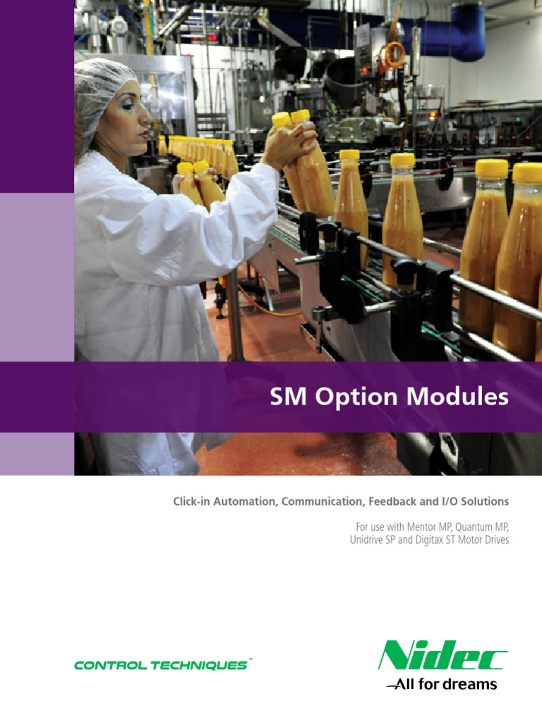 SM Option Modules for Drive Control | PDF | Programmable Logic ...