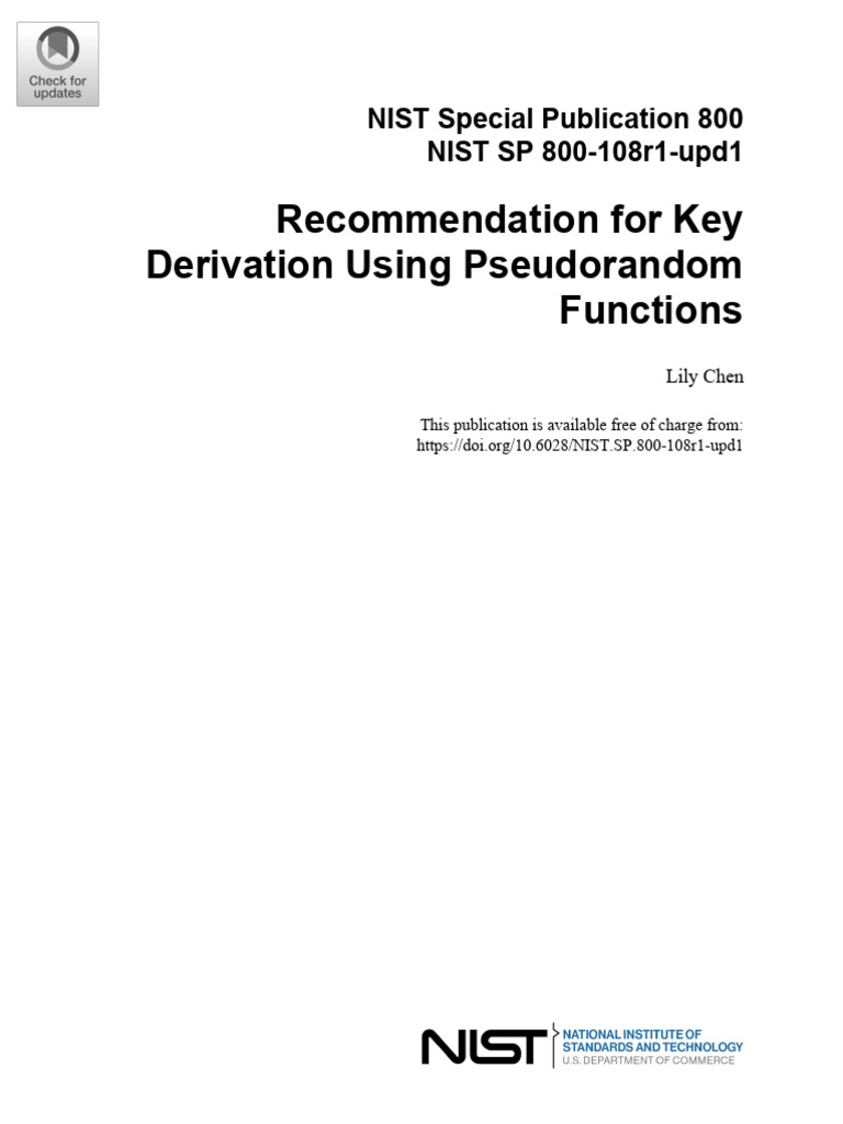 Key Derivation with Pseudorandom Functions | PDF | Key (Cryptography ...