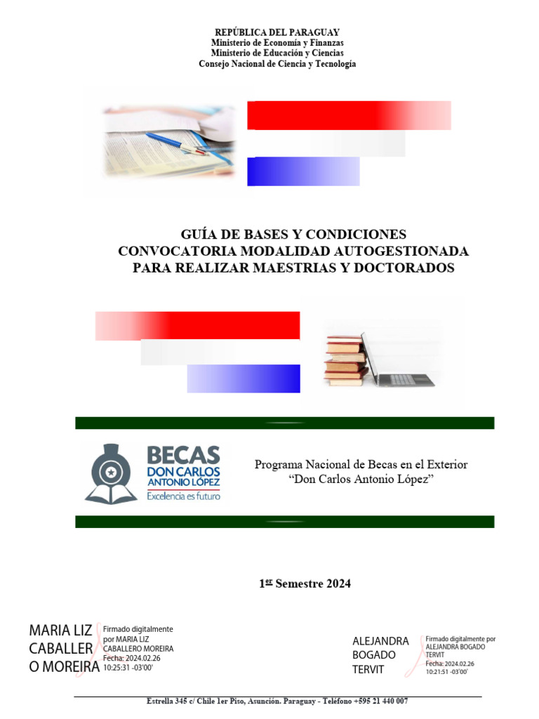 Convocatoria BECAL Maestrías y Doctorados 2024 | PDF | Beca | Banco ...