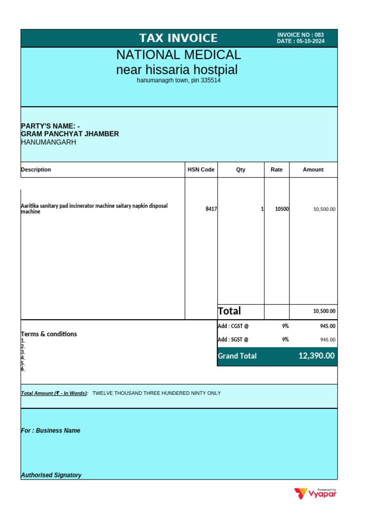 Invoice Format in Excel 20 | PDF