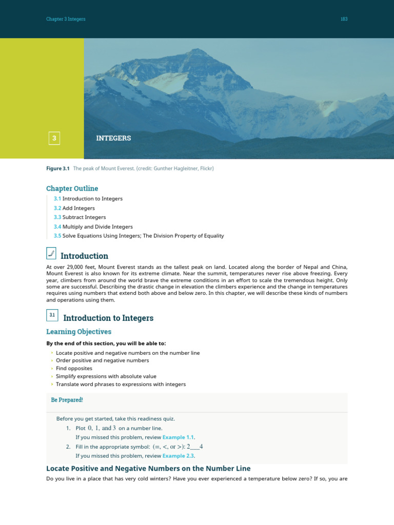 Understanding Integers and Their Operations | PDF | Subtraction | Numbers