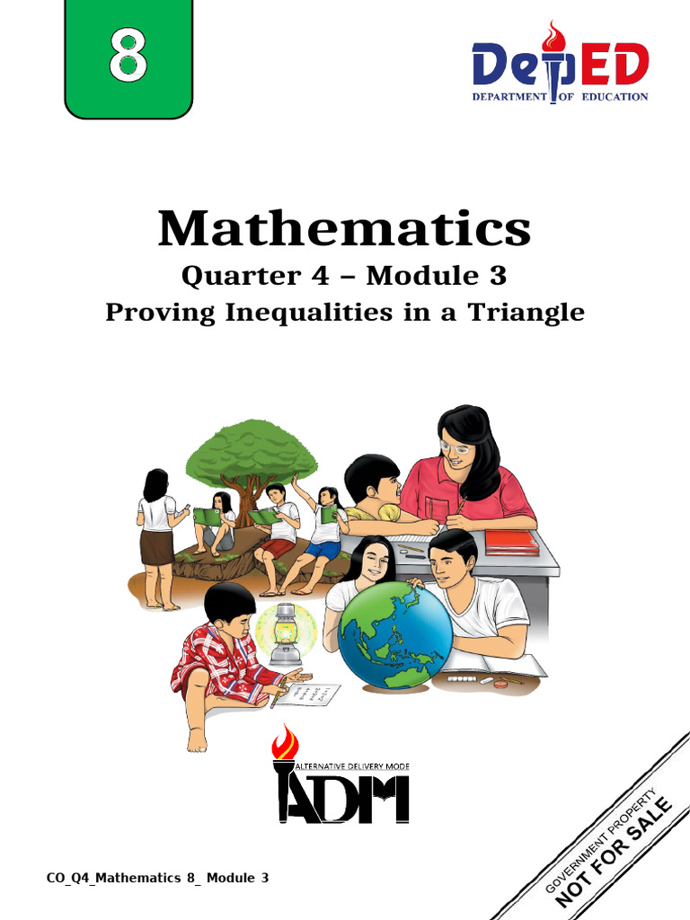 Math8 Q4 Mod3 | PDF | Triangle | Theorem