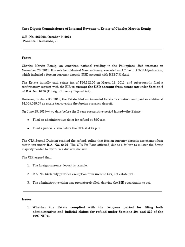 Estate, Donor and VAT | PDF | Estate Tax In The United States | Taxes