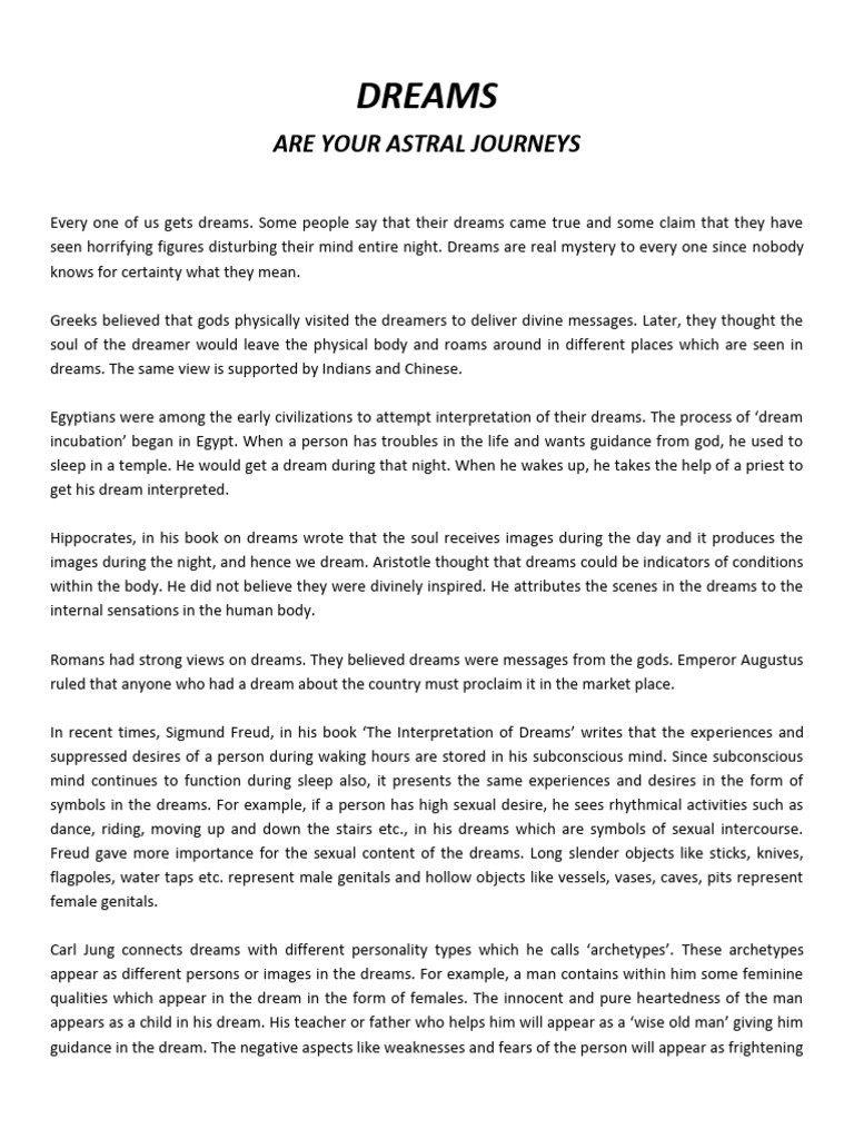 Exam Anxiety Reflected in Dreams | PDF | Dream | Behavioural Sciences