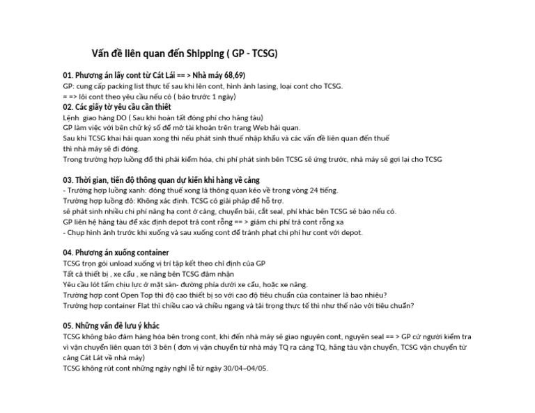 Họp Với Bên TCSG | PDF