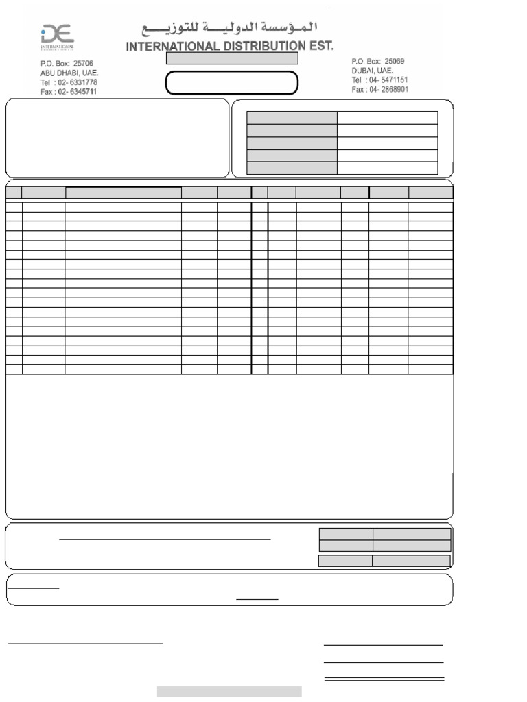 Sephora Emirates Tax Invoice Summary | PDF | Taxes | Trade