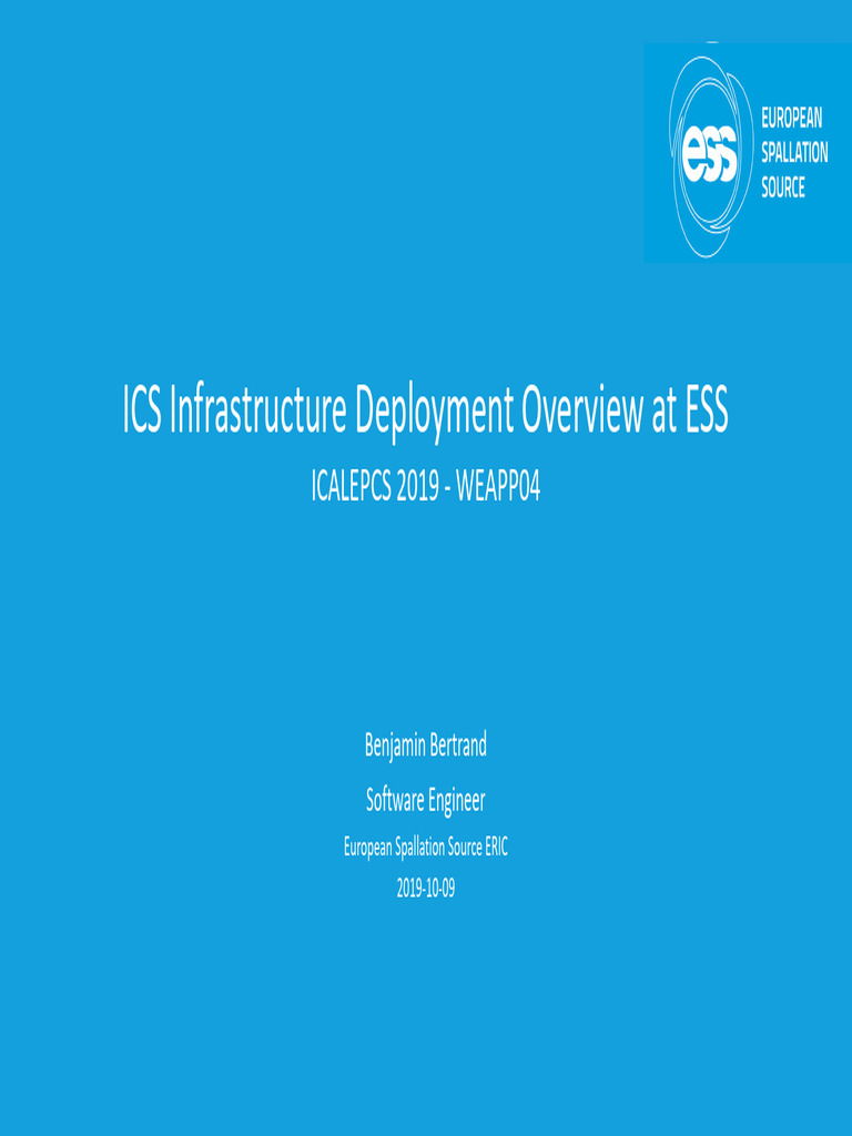 ESS ICS Infrastructure Deployment Guide | PDF | Virtual Machine ...