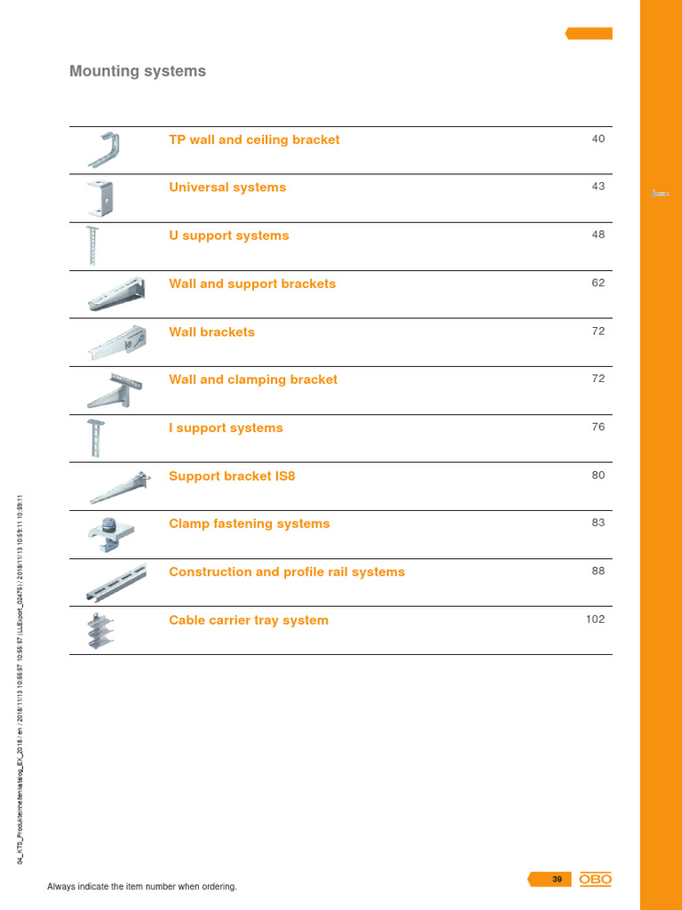 Comprehensive Guide to Mounting Systems | PDF