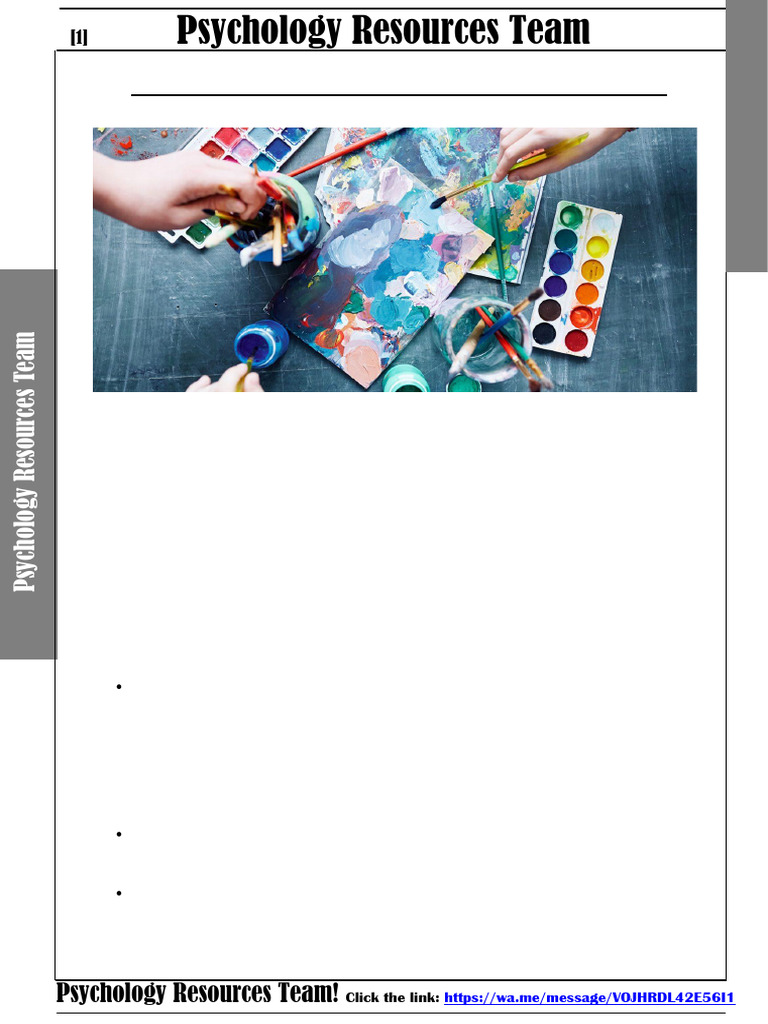 Influential Figures in Art Therapy | PDF | Art Therapy | Psychotherapy