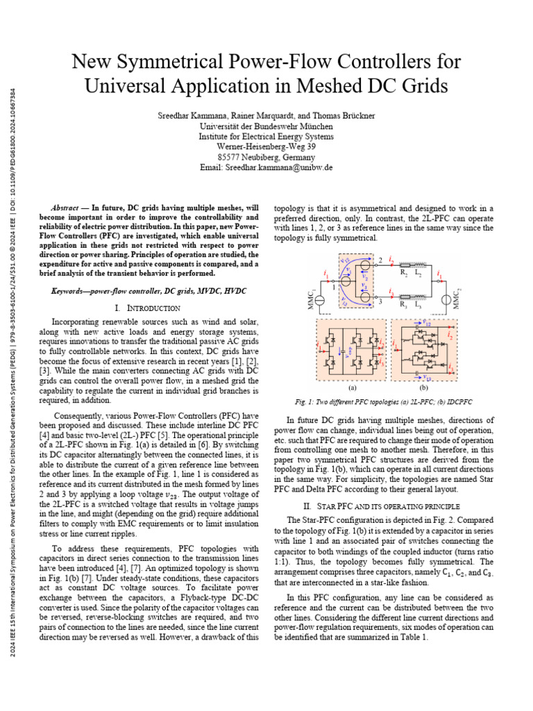 New Symmetrical Power-Flow Controllers For Universal Application in ...