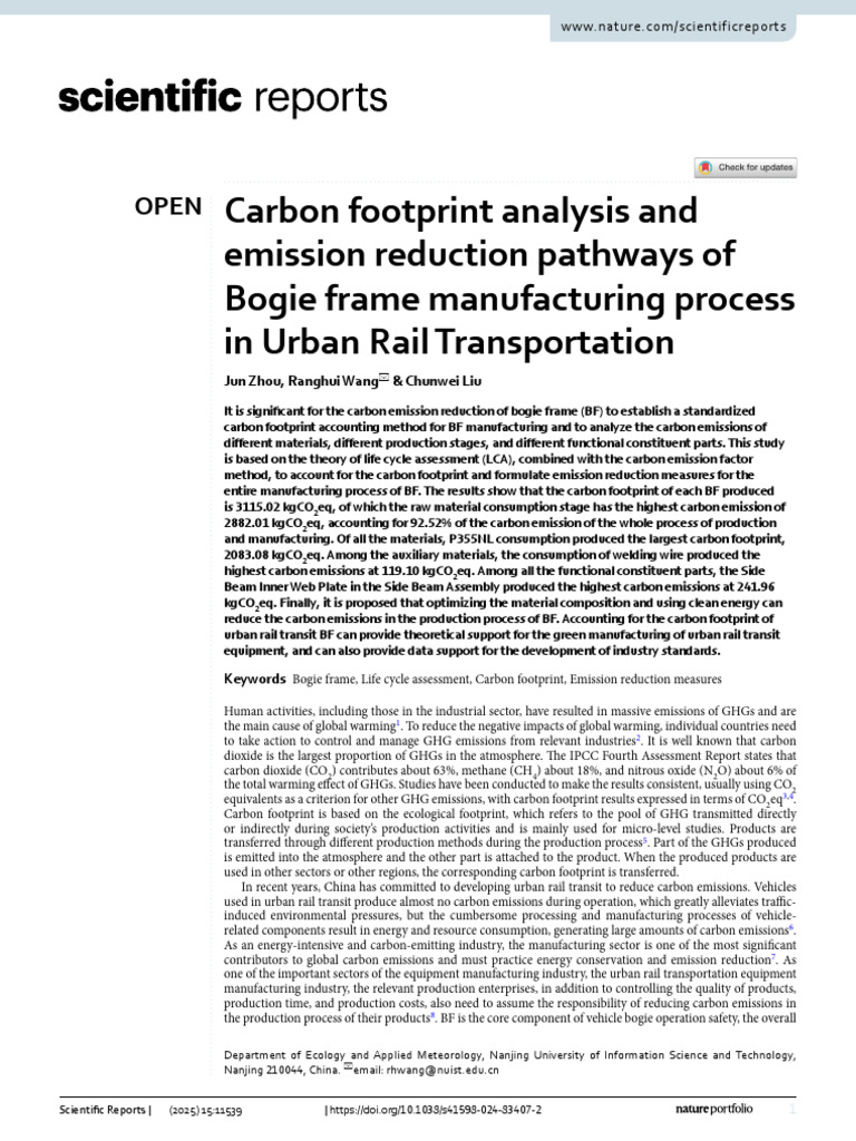2024 Article 83407 | PDF | Life Cycle Assessment | Carbon Footprint
