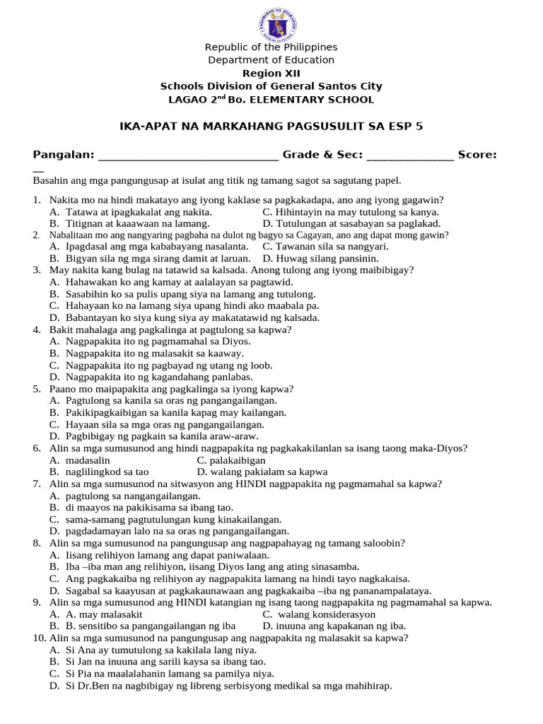 Esp 5 2 | PDF