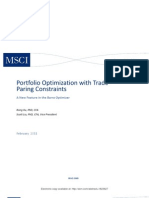 !portfolio Optimization With Trade Paring Constraints