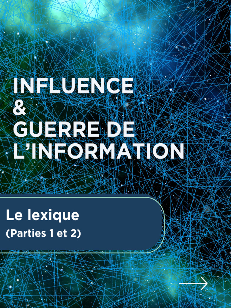 Lexique des manipulations de l'information | PDF | Informations
