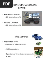 Cell Phone Operated Land-Rover