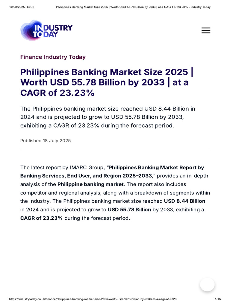 Philippines' Largest Bank by Market Cap 2025 | PDF | Banks | Financial ...