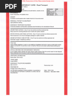 TREM Card for Transport Emergencies | PDF