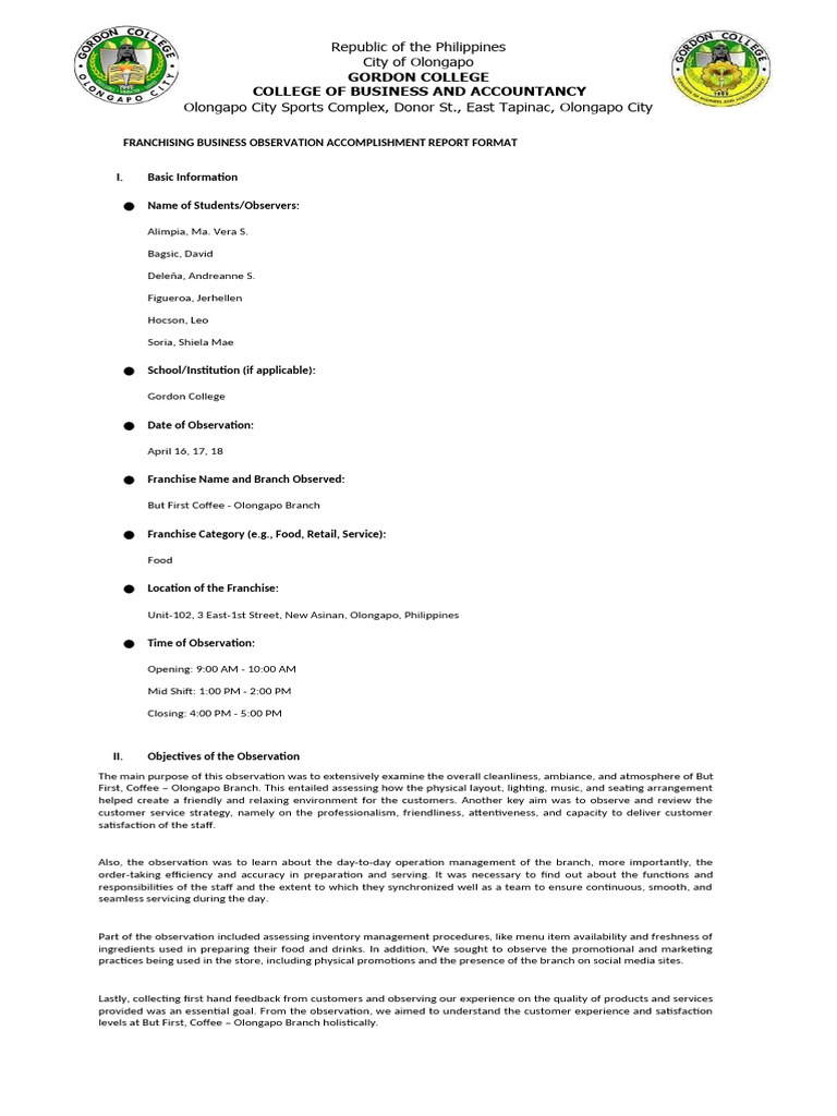 Franchising ACR Format | PDF | Brand | Business