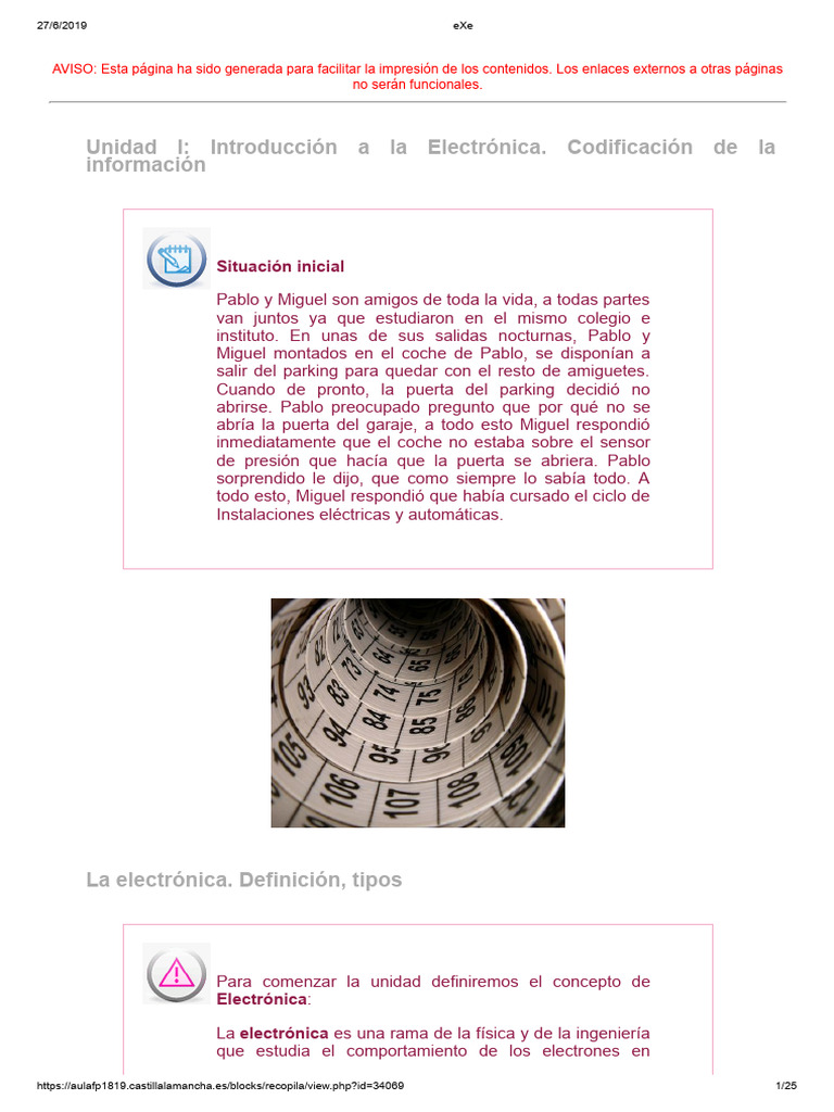 Introducción a la Electrónica y Codificación | PDF | Decimal codificado ...