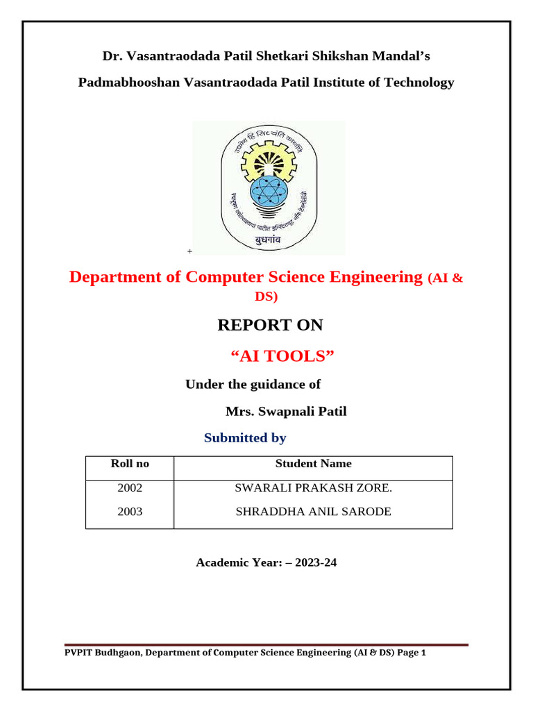 Seminar Report AI Illustration | PDF | Artificial Intelligence ...