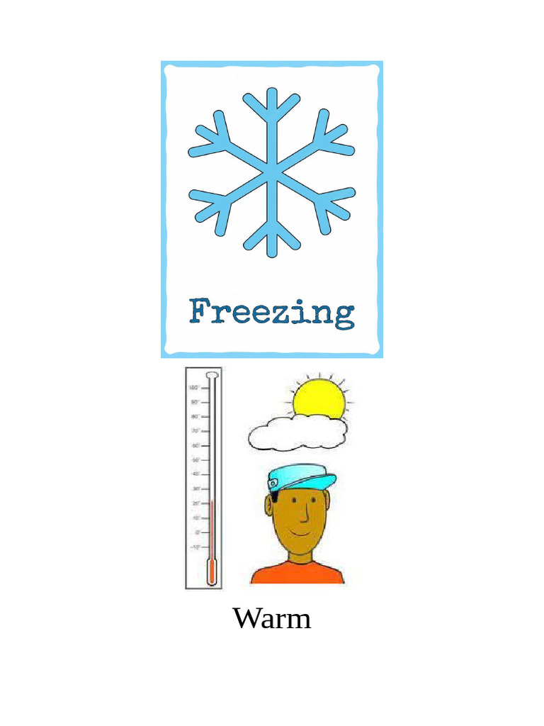 FLashcards CD Weather | PDF