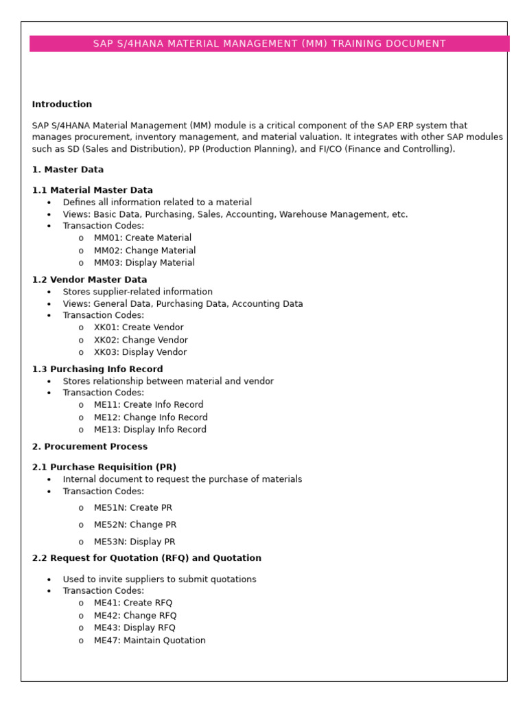 SAP Material Master Data Overview | PDF | Universal Product Code | Length