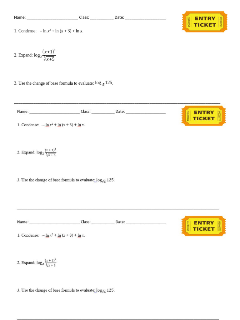 Logs Demo Entry Exit | PDF