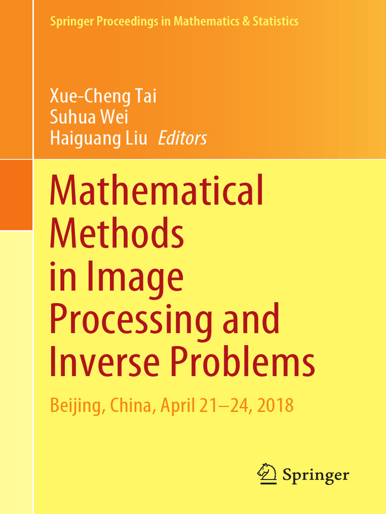 Image Processing Methods in Mathematics | PDF | Inverse Problem ...