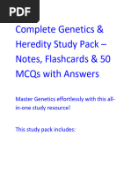 Grade 12 Genetics and Inheritance Guide | PDF