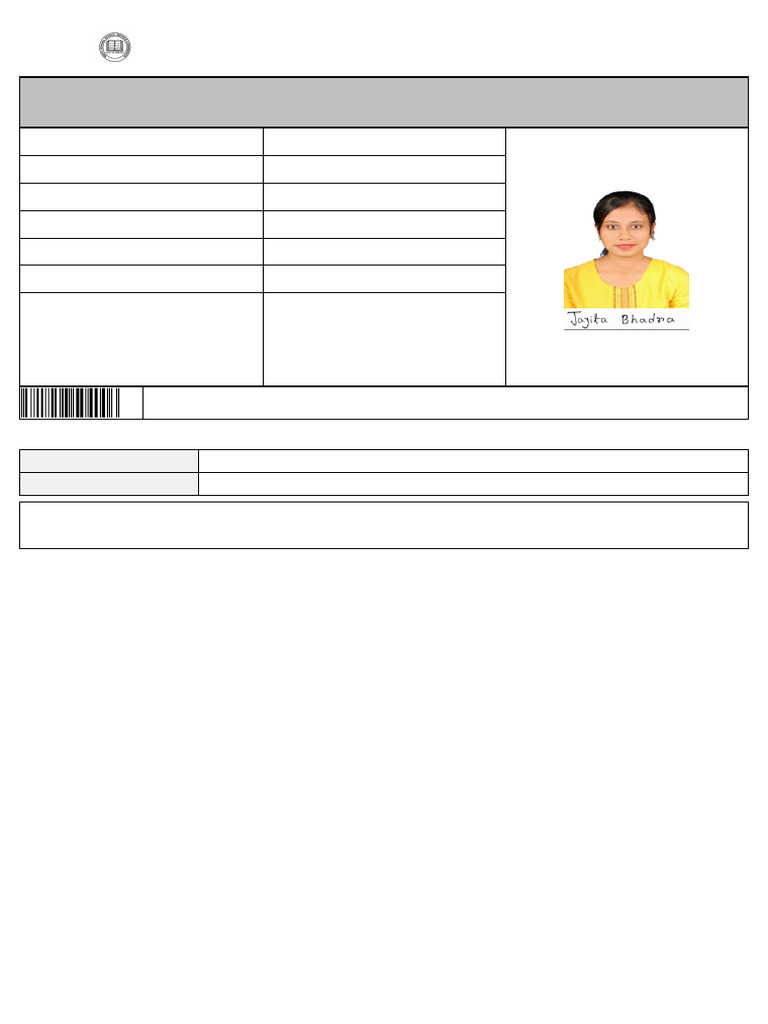 WBSSC Admit Card for Assistant Teachers | PDF