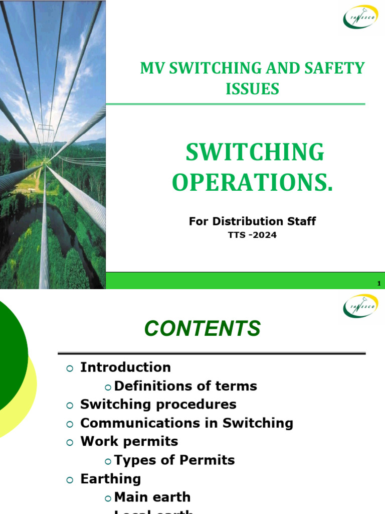 MV Switching and Safety Issues | PDF | Switch | Electrical Equipment